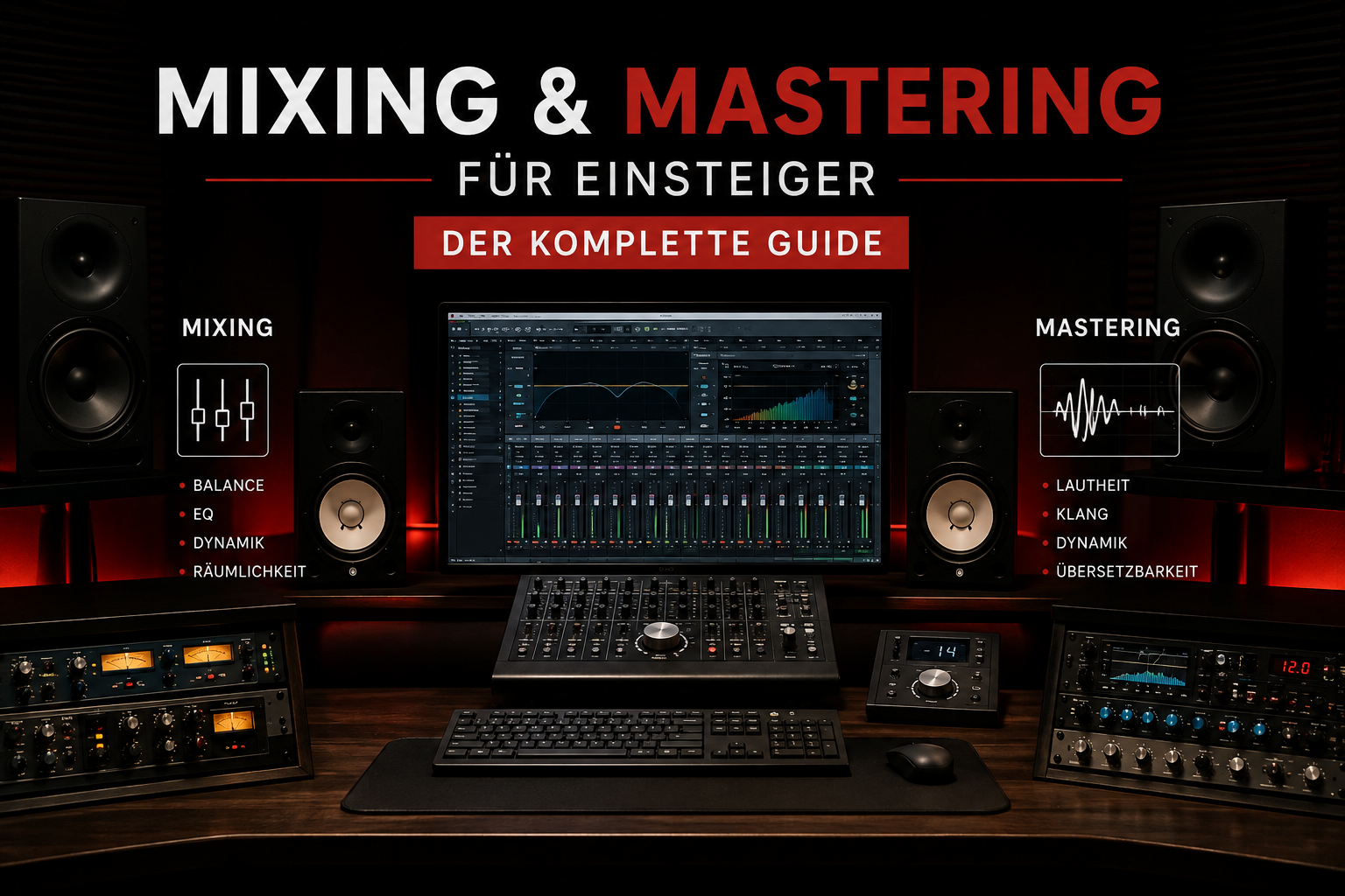 Mixing & Mastering für Einsteiger: Der komplette Guide